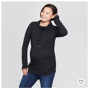 Liz Lange Maternity Cowl Neck long sleeve Sweater